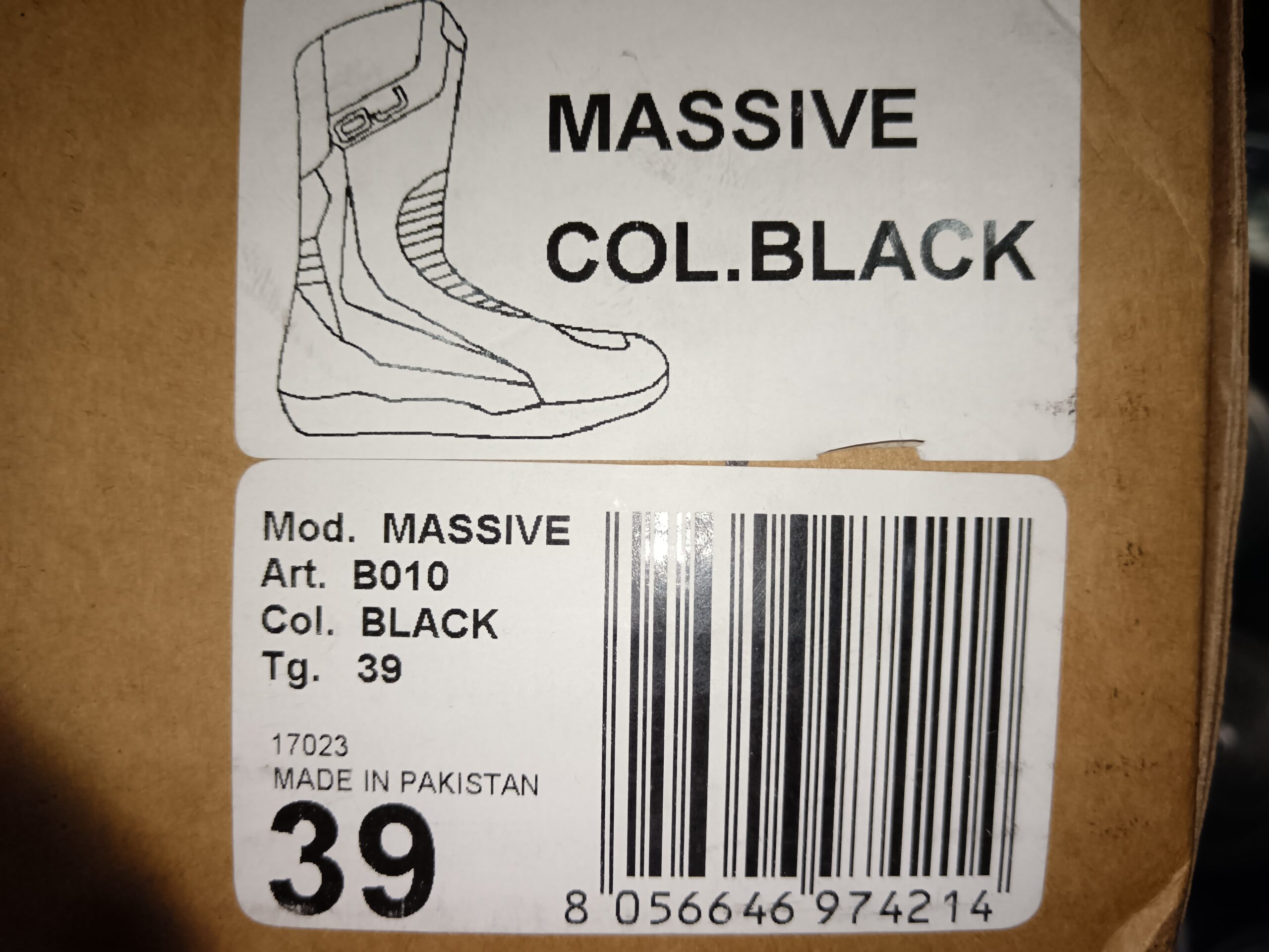 Botas de moto OJ MASSIVE. Color Negro. Talla 39. Artículo nuevo. - Imagen 3