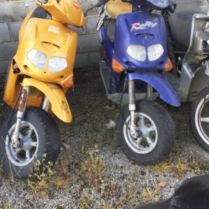 Despiece completo de scooter Aprilia Rally 50: recambios de segunda mano para motor, plásticos y componentes de refrigeración