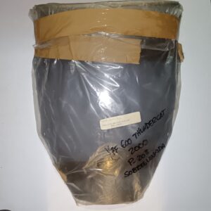 Cúpula sobrelevada transparente para Yamaha YZF 600 Thundercat año 2000 con etiqueta de Motoplastic S.A.