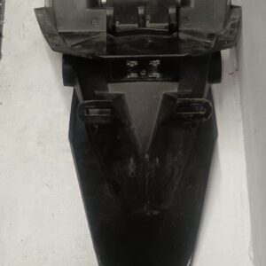 Portamatrículas original trasero para Derbi Senda DRD y Extreme, plástico negro verificado, recambio de VAYAFABA.