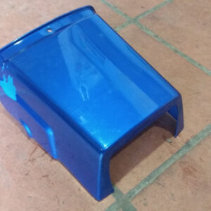 Colín trasero y guardabarros original en color azul para motocicleta clásica Yamaha XT 600 Ténéré año 1988.