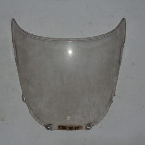 Pantalla cúpula transparente original para Honda CBR 900 RR Fireblade (1993), cúpula frontal verificada con puntos de anclaje intactos.